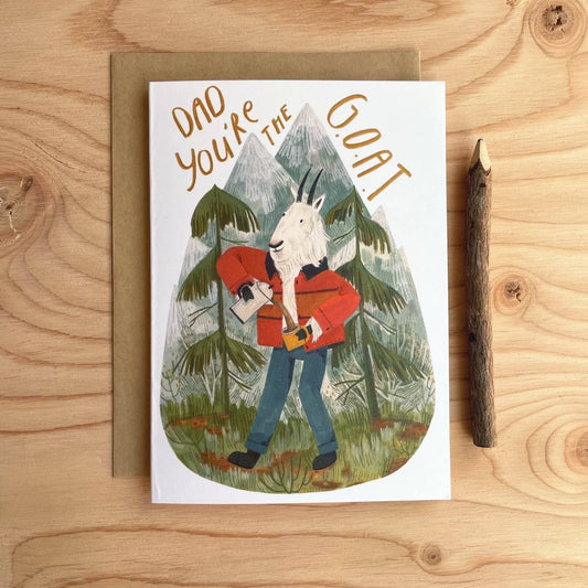 Father's Day GOAT Card