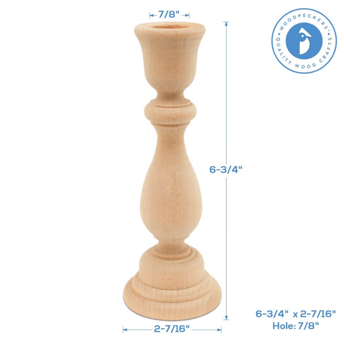Wood Taper Candle Holders