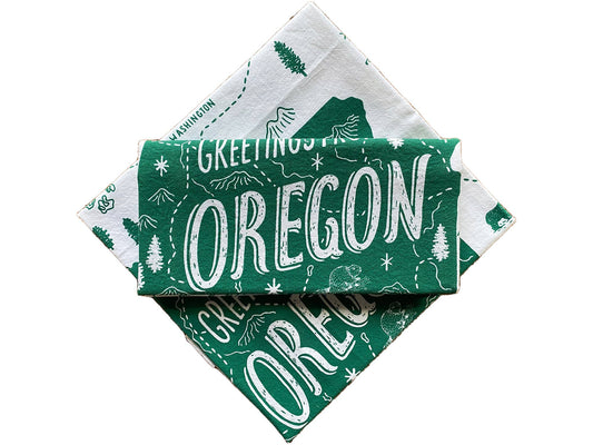 Oregon Tea Towel