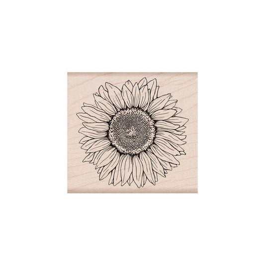 Hero Arts - Hero Florals Sunflower Handmade Rubber Stamp