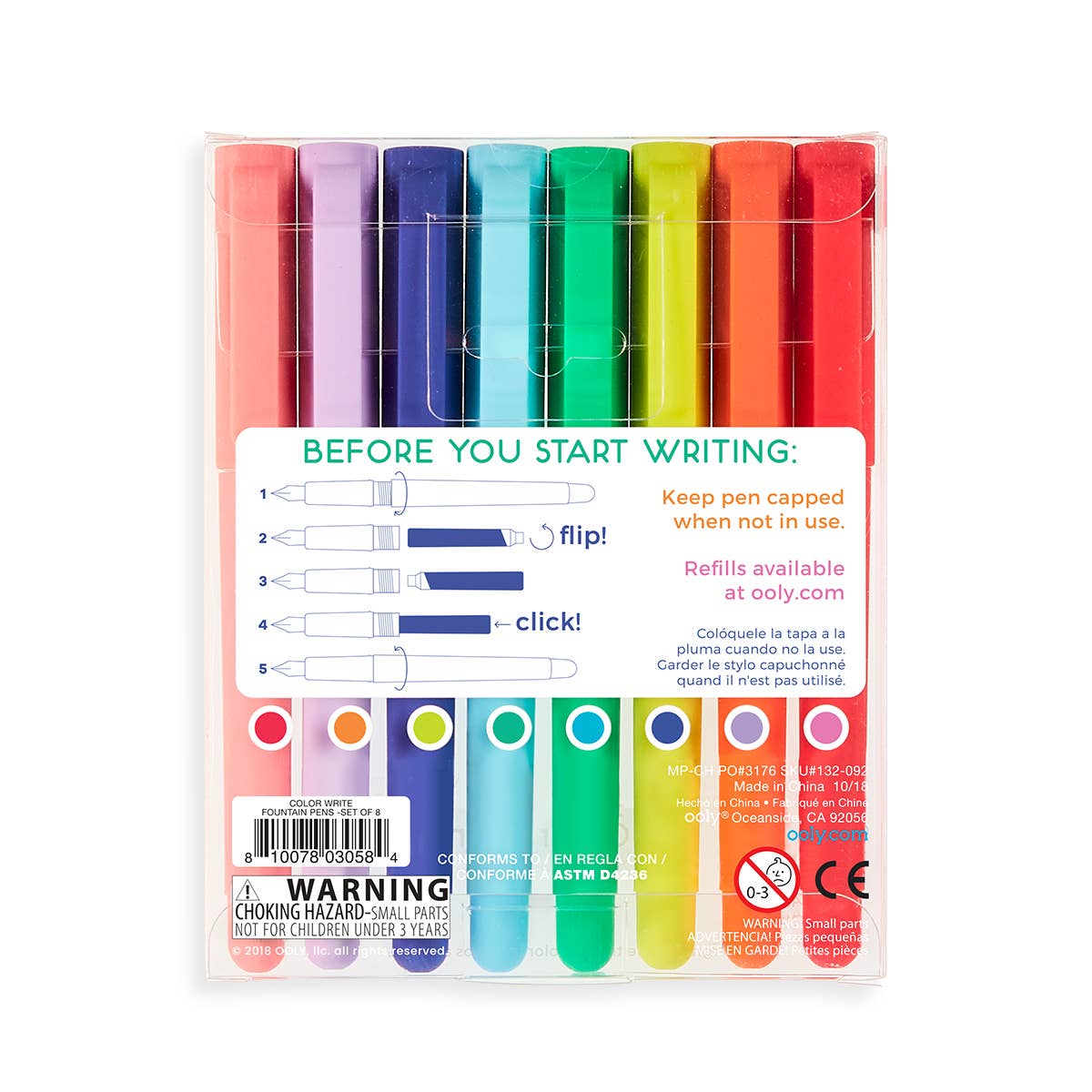 Ooly Color Write Fountain Pens