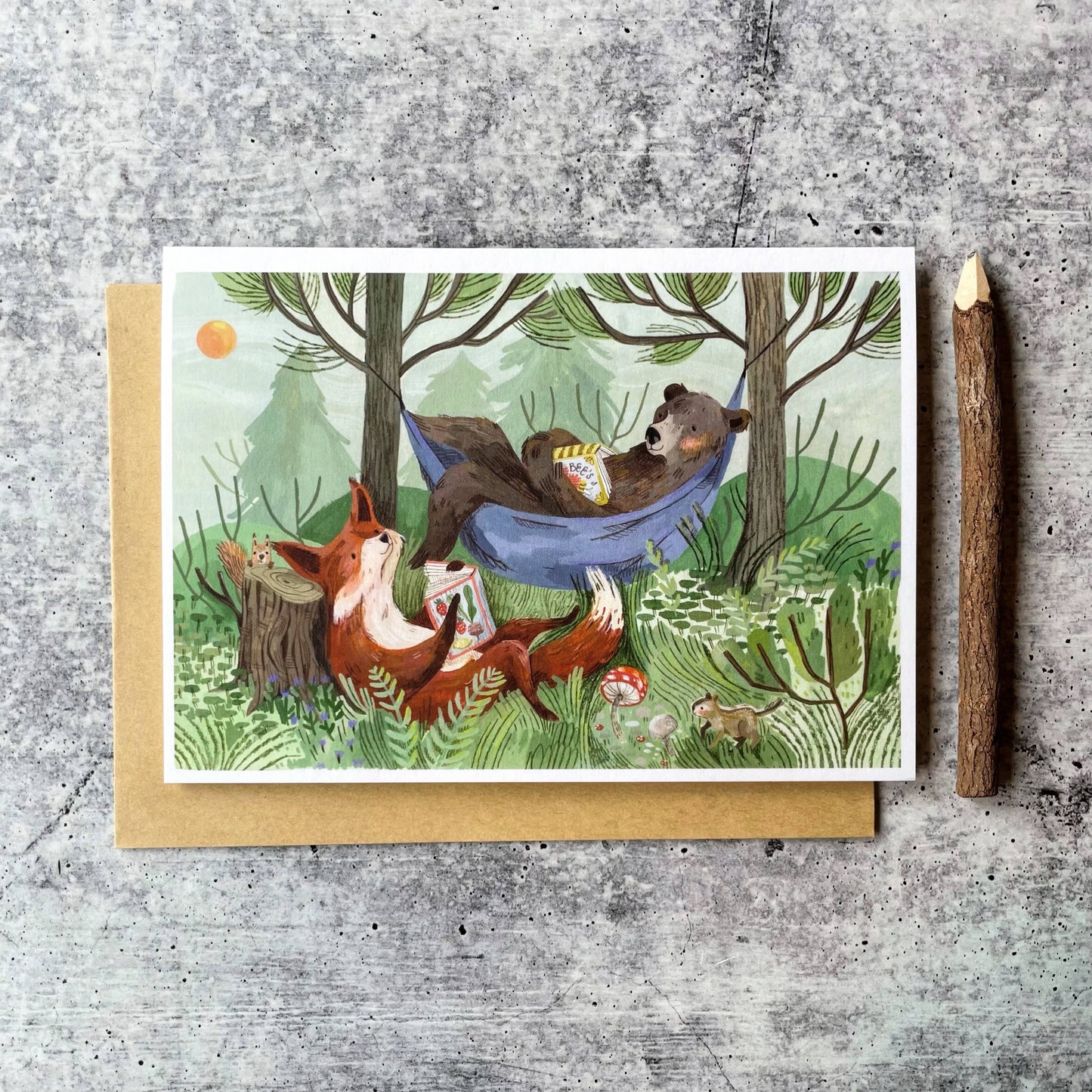 Canyon & Cove Art - Lazy Days Card