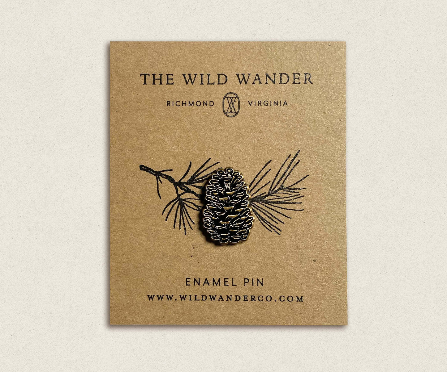 Pinecone Enamel Pin