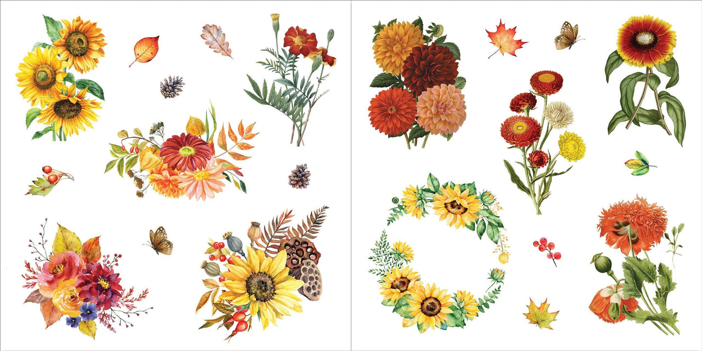 Peter Pauper Press | Bunches of Botanicals Sticker Book (500 stickers)