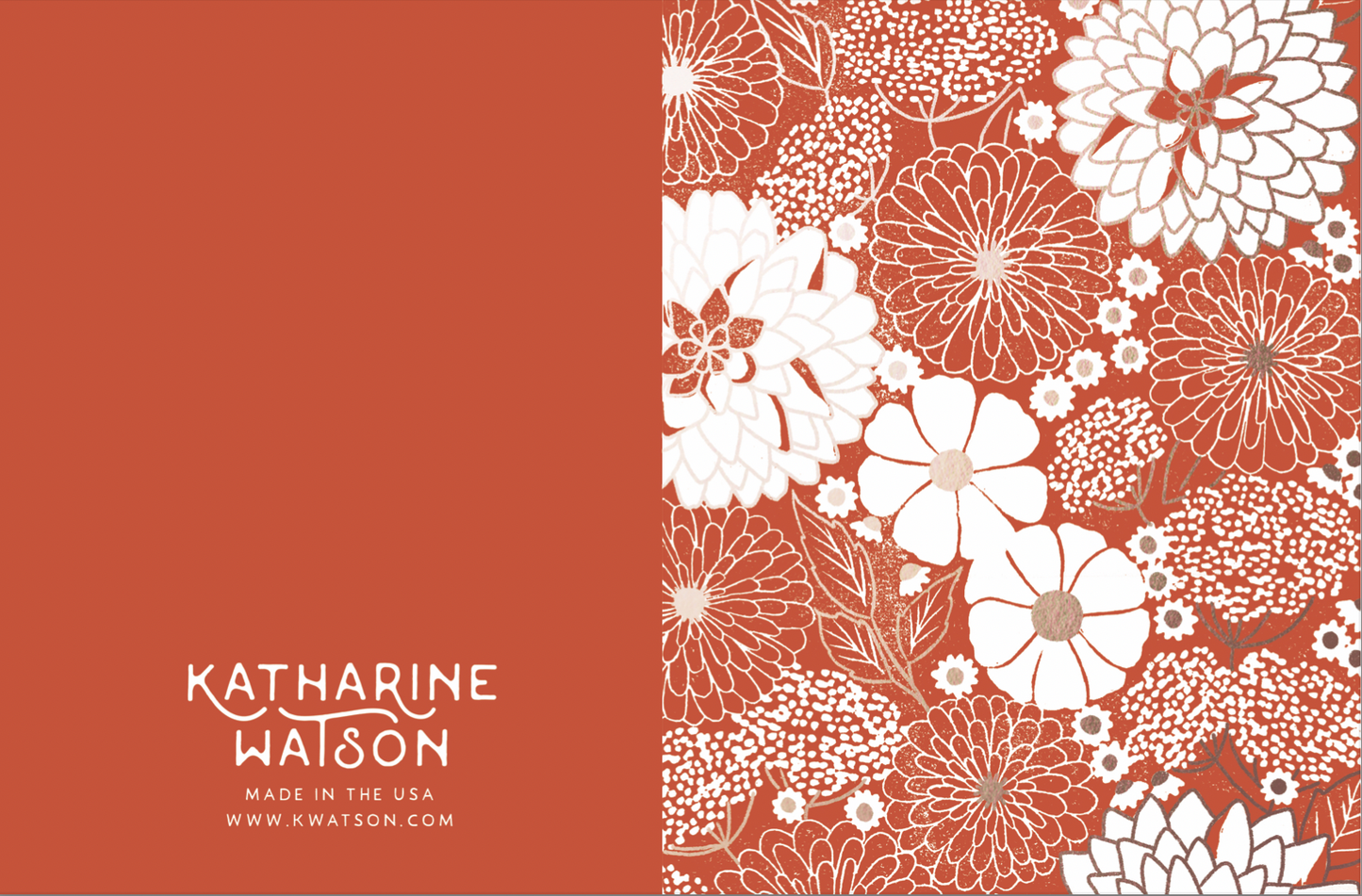 Katharine Watson - Blank Greeting Card