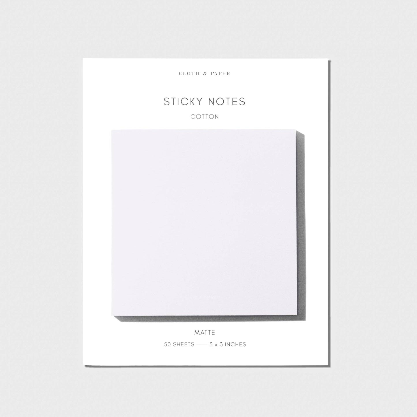 Cloth & Paper | Note Neutrality Sticky Notes
