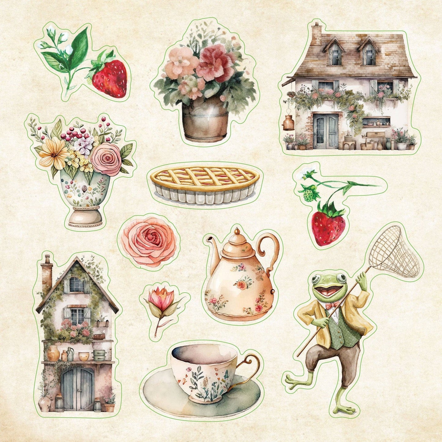 Peter Pauper Press | Cottagecore Sticker Book