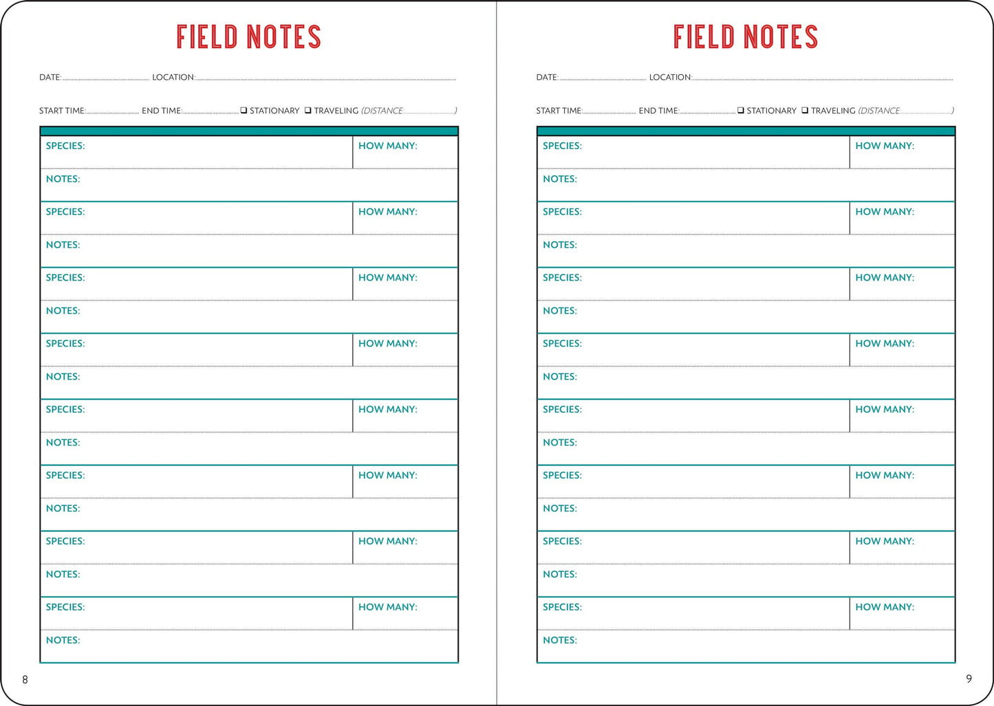 Peter Pauper Press | The Birder's Logbook