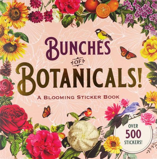 Peter Pauper Press | Bunches of Botanicals Sticker Book (500 stickers)