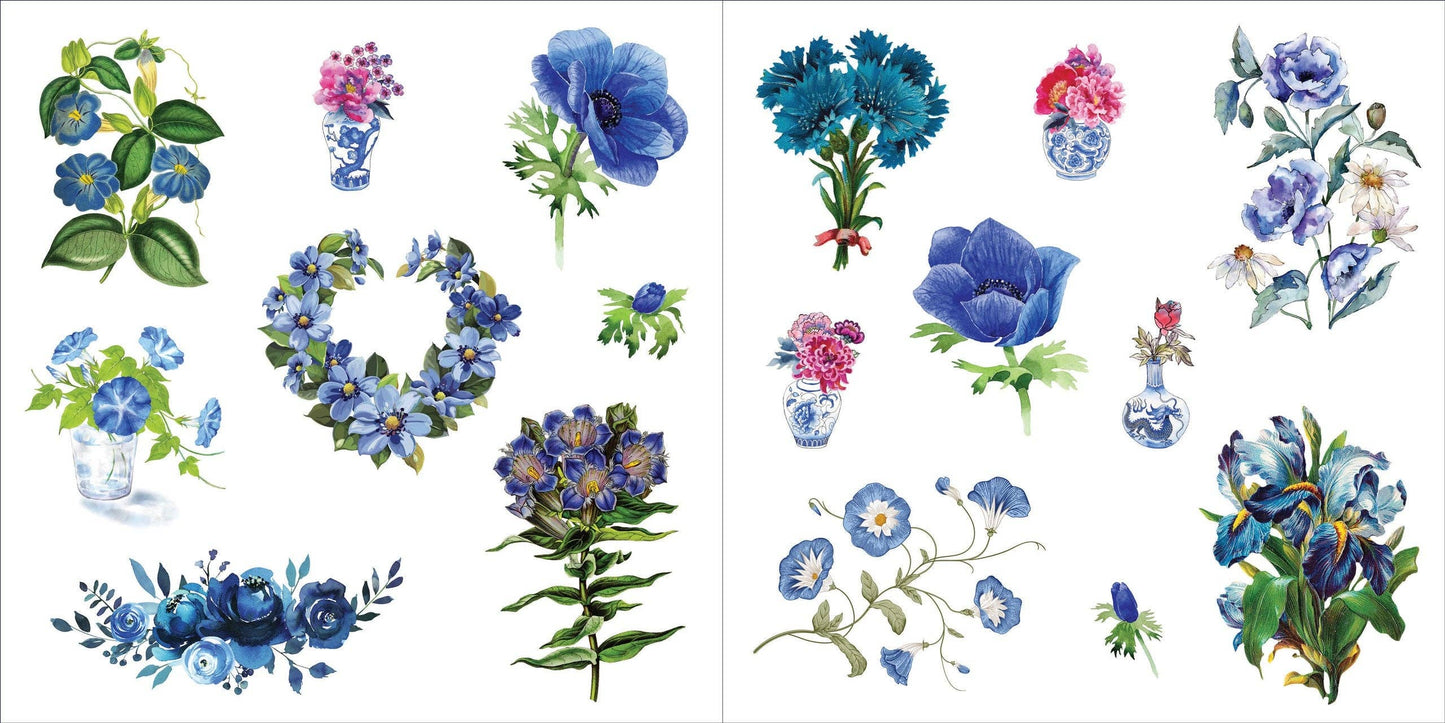 Peter Pauper Press | Bunches of Botanicals Sticker Book (500 stickers)