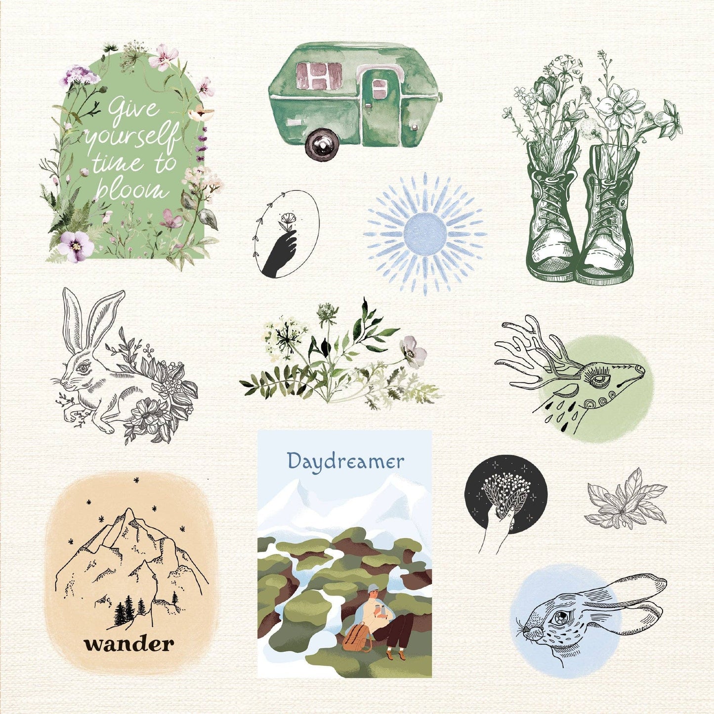 Peter Pauper Press | Boho Dreams Sticker Book