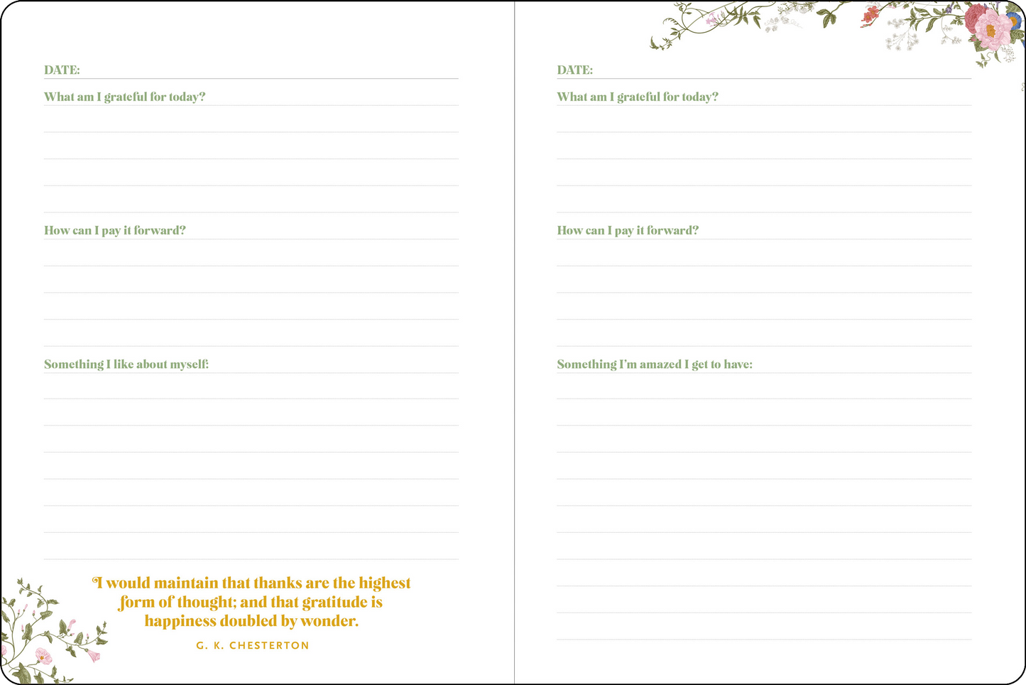 Peter Pauper Press | Give Thanks: A Journal for a Happy Heart