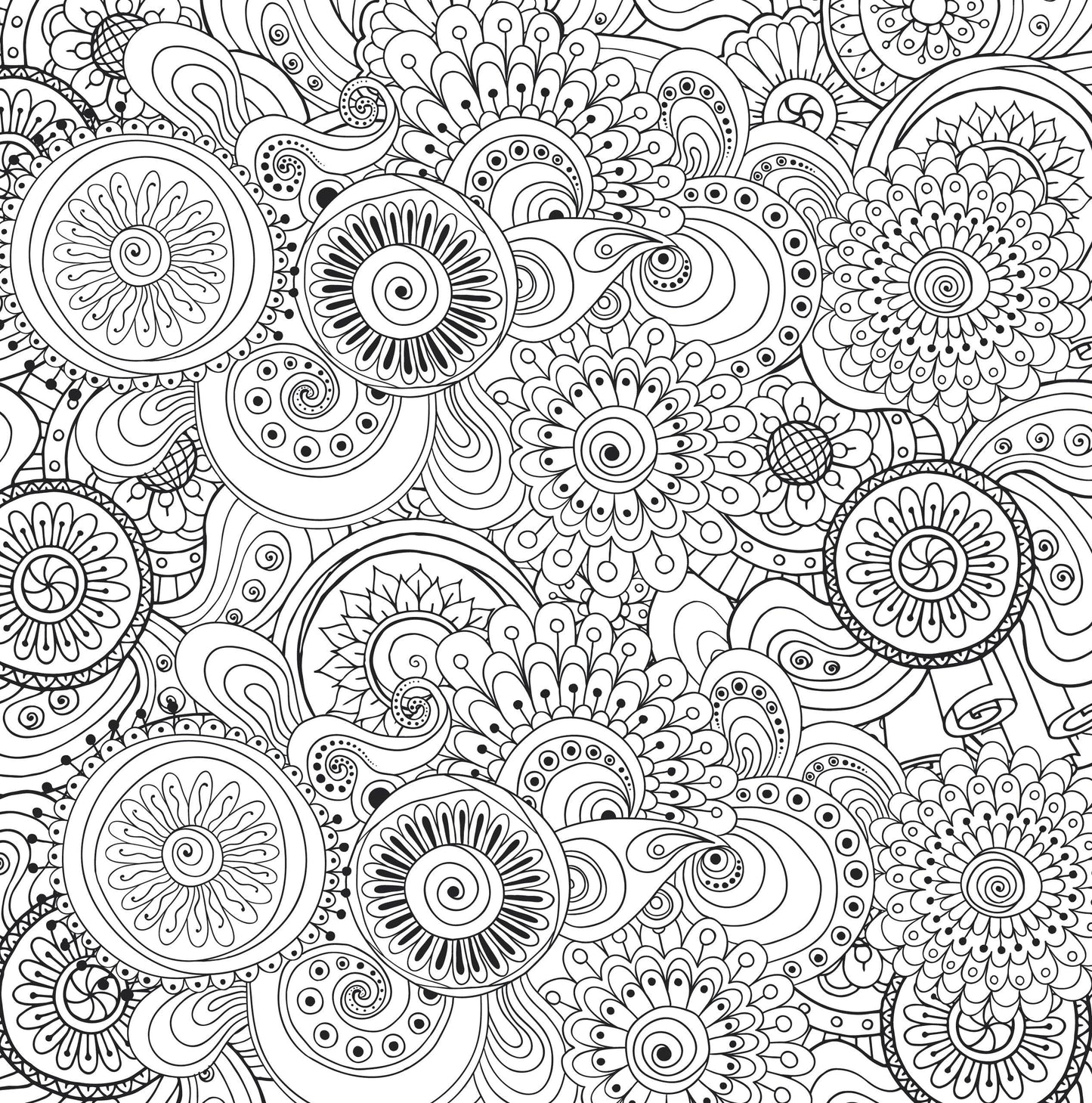 Peter Pauper Press |  Peaceful Paisleys Artist's Coloring Book