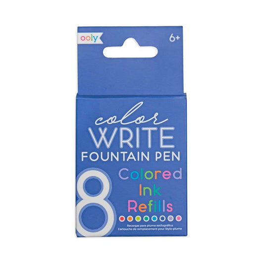 Ooly Color Write Fountain Pens Colored Ink Refills