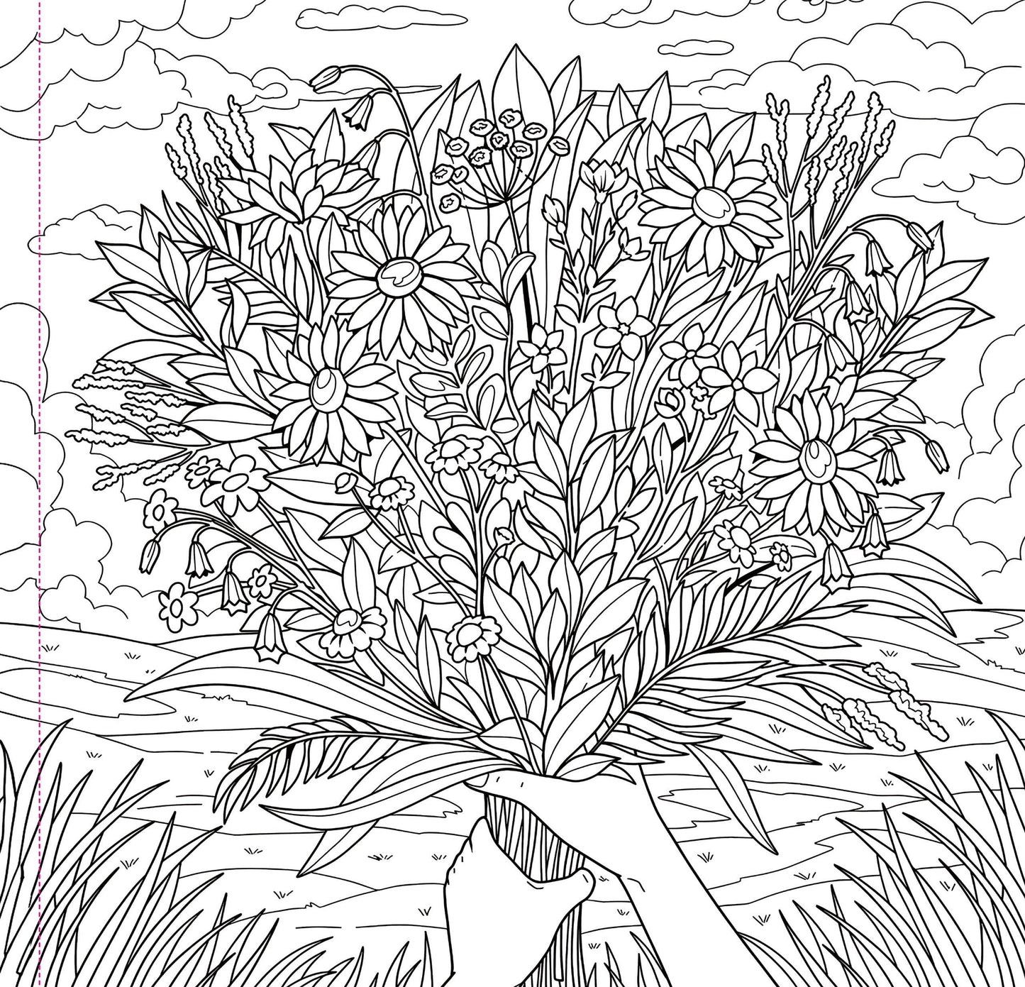 Peter Pauper Press - Wildflowers Adult Coloring Book