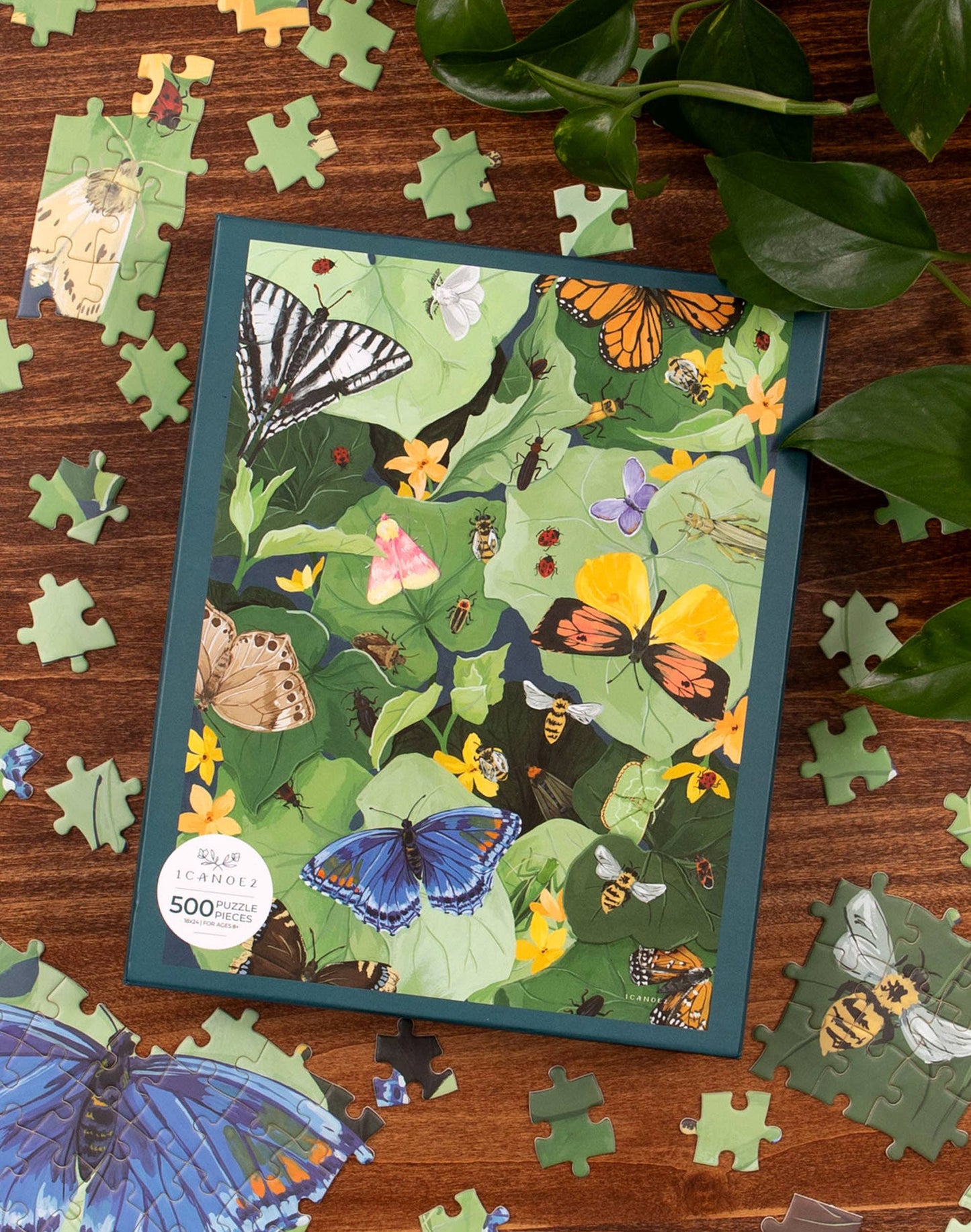 1canoe2 | One Canoe Two Paper Co. - Pollinators - 500 Piece Jigsaw Puzzle
