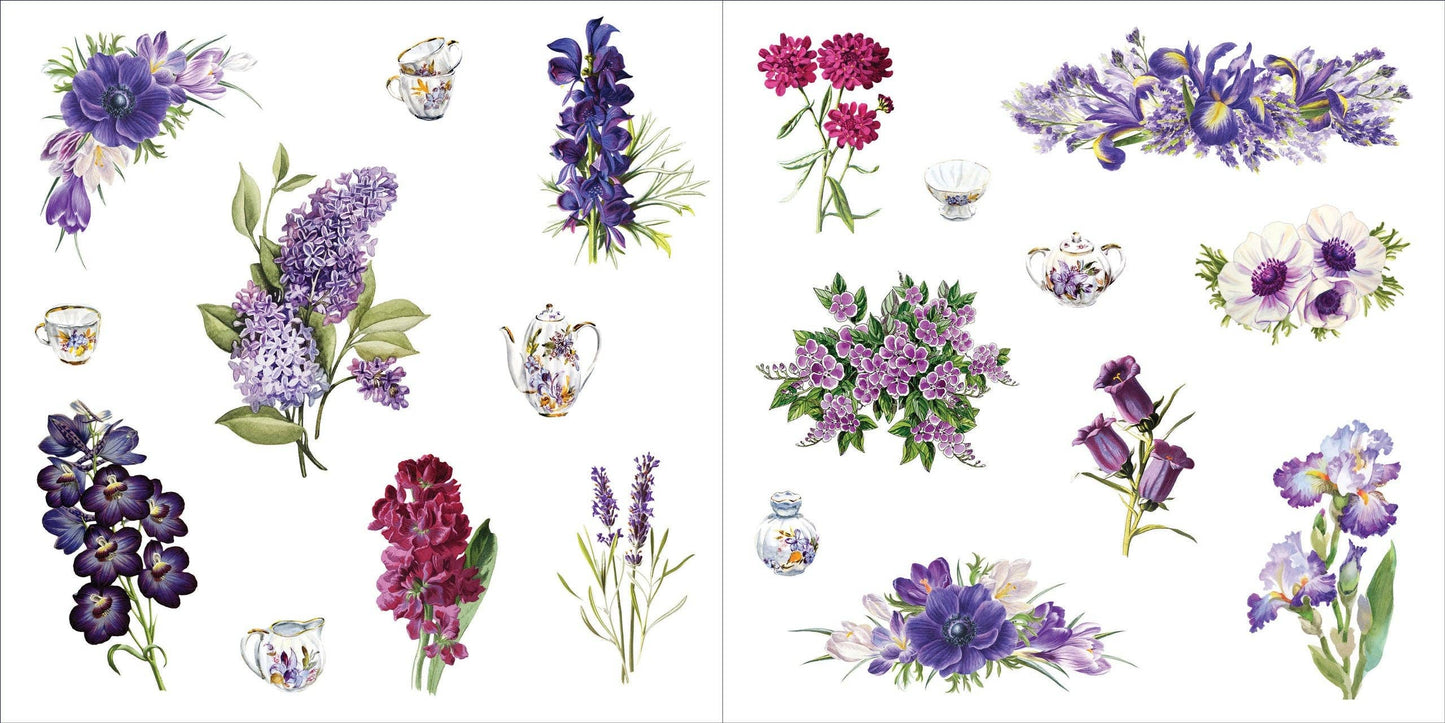 Peter Pauper Press | Bunches of Botanicals Sticker Book (500 stickers)