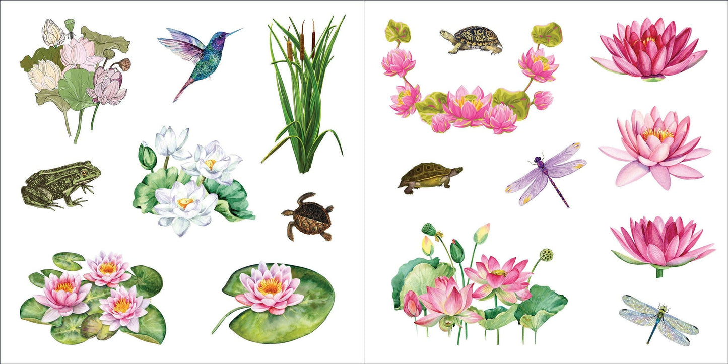 Peter Pauper Press | Bunches of Botanicals Sticker Book (500 stickers)