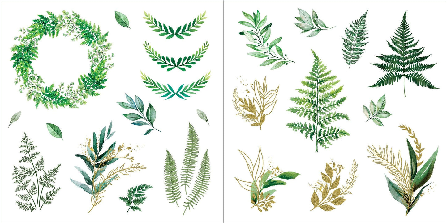 Peter Pauper Press | Bunches of Botanicals Sticker Book (500 stickers)