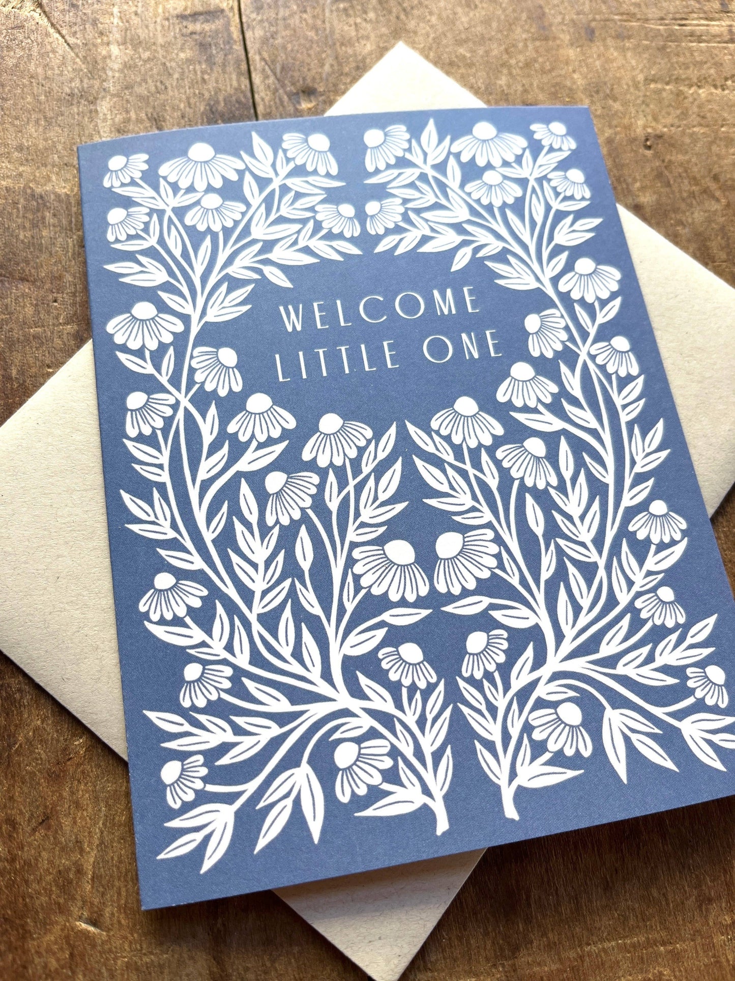 Katharine Watson - "Welcome Little One," Greeting Card