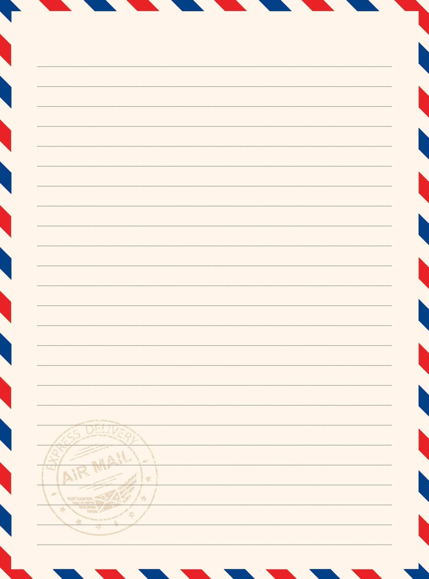 Peter Pauper Press - Airmail Stationery Set
