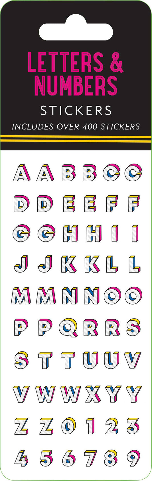 Peter Pauper Press - Letters & Numbers Sticker Set