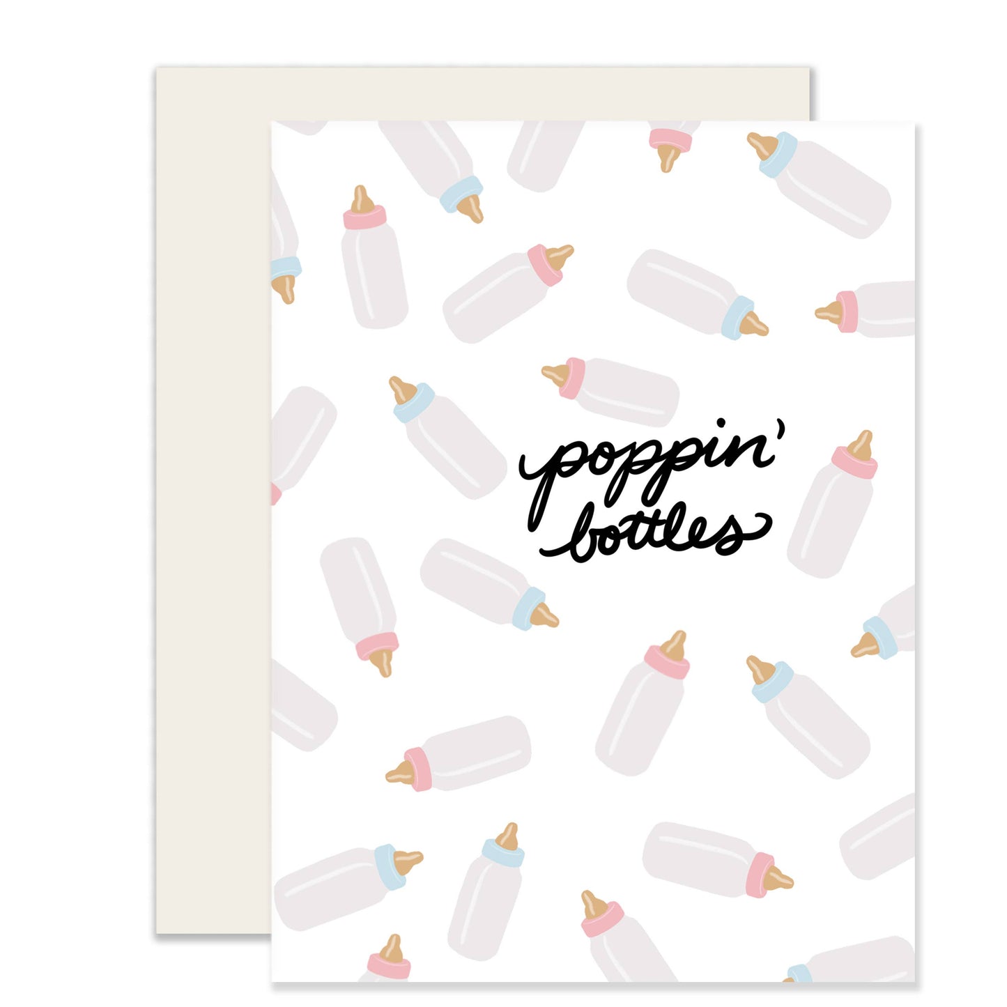 Slightly Stationery - Baby Bottles | Baby Shower Card | New Baby Card
