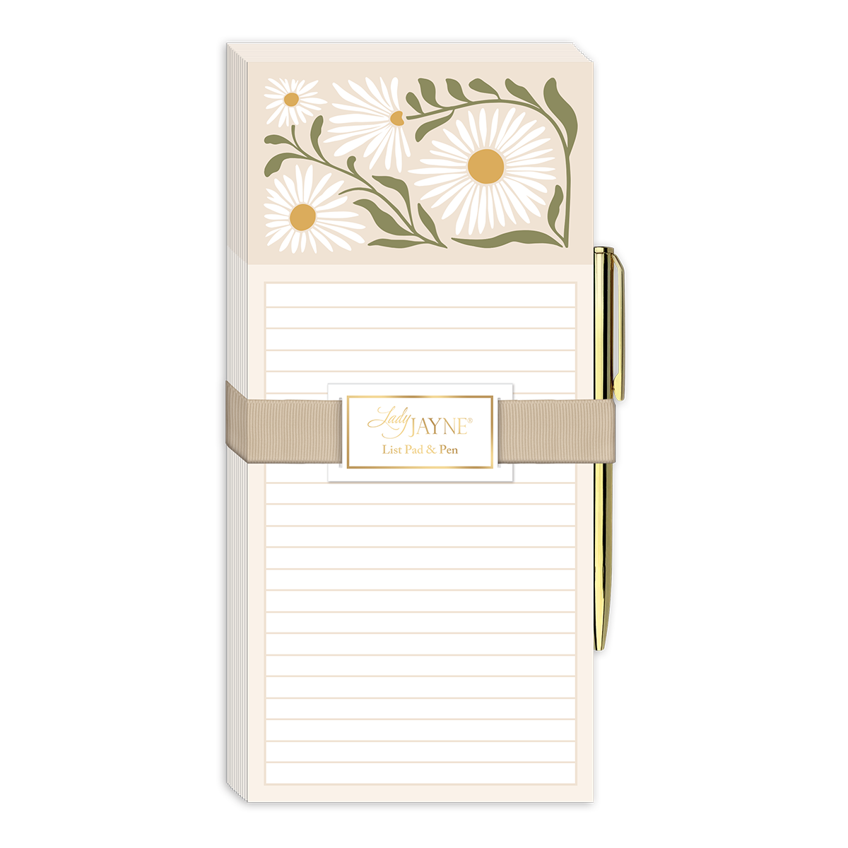 Lady Jayne | Daisy Magnetic List Pad With Pen