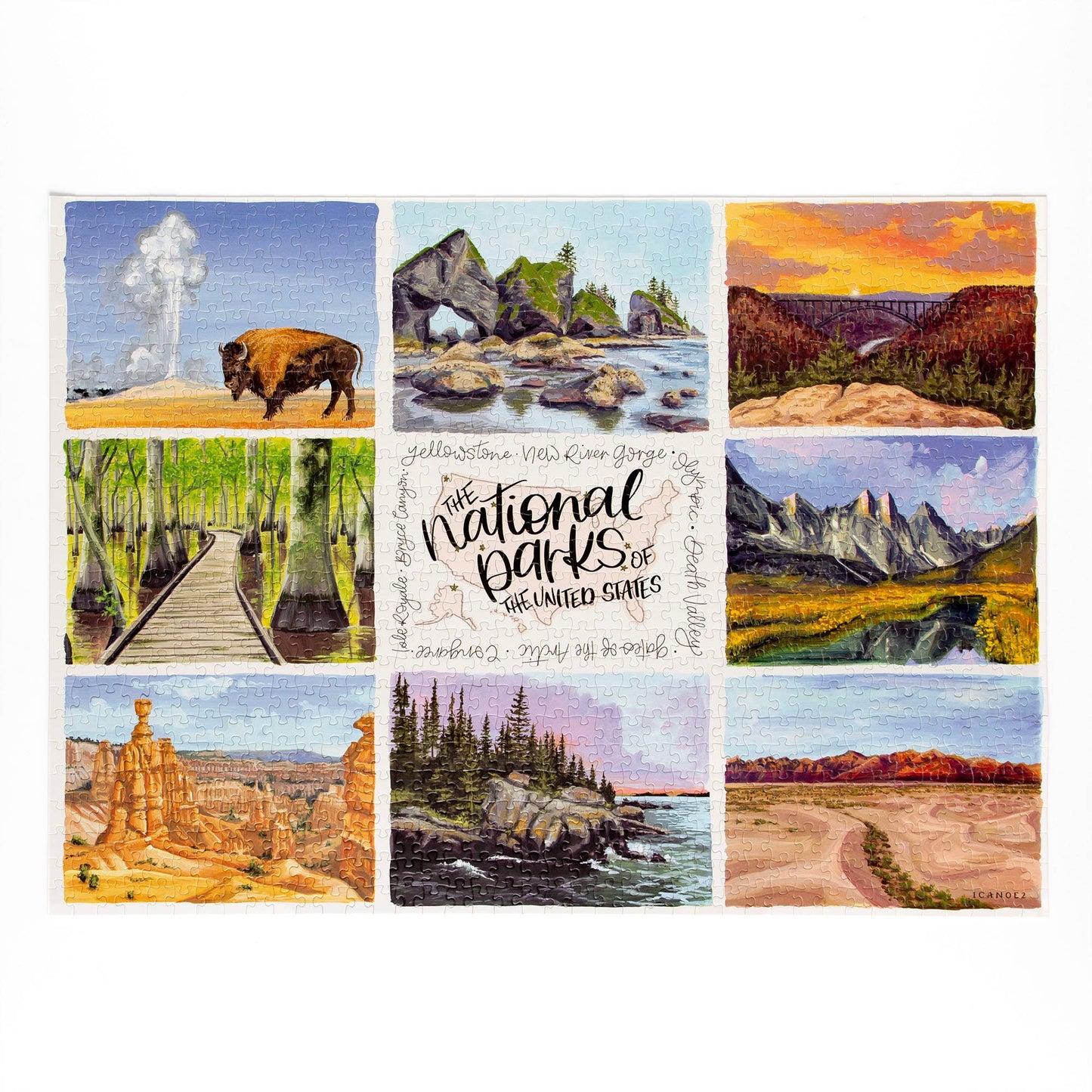 1Canoe2 | National Parks Volume 4 - 1,000 Piece Jigsaw Puzzle