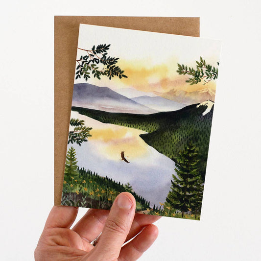 Mountain Sunrise Greeting Card