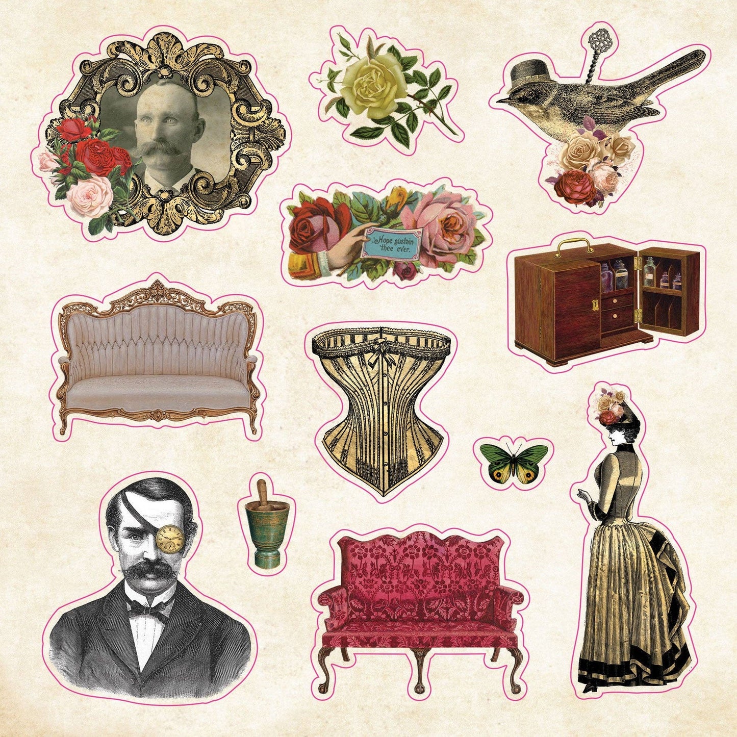 Peter Pauper Press | Curiosities Sticker Book