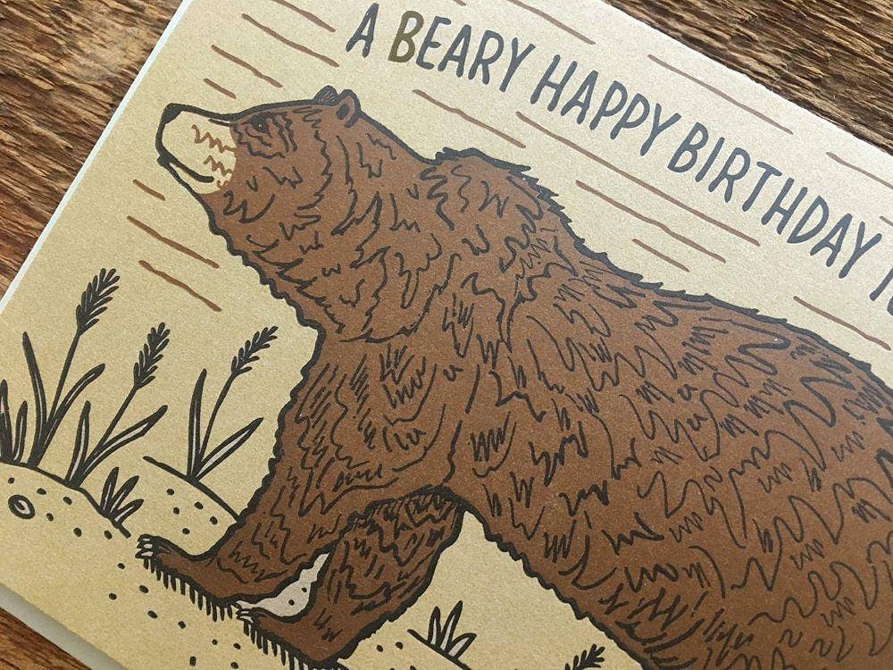 Noteworthy Paper & Press - Birthday Bear Card