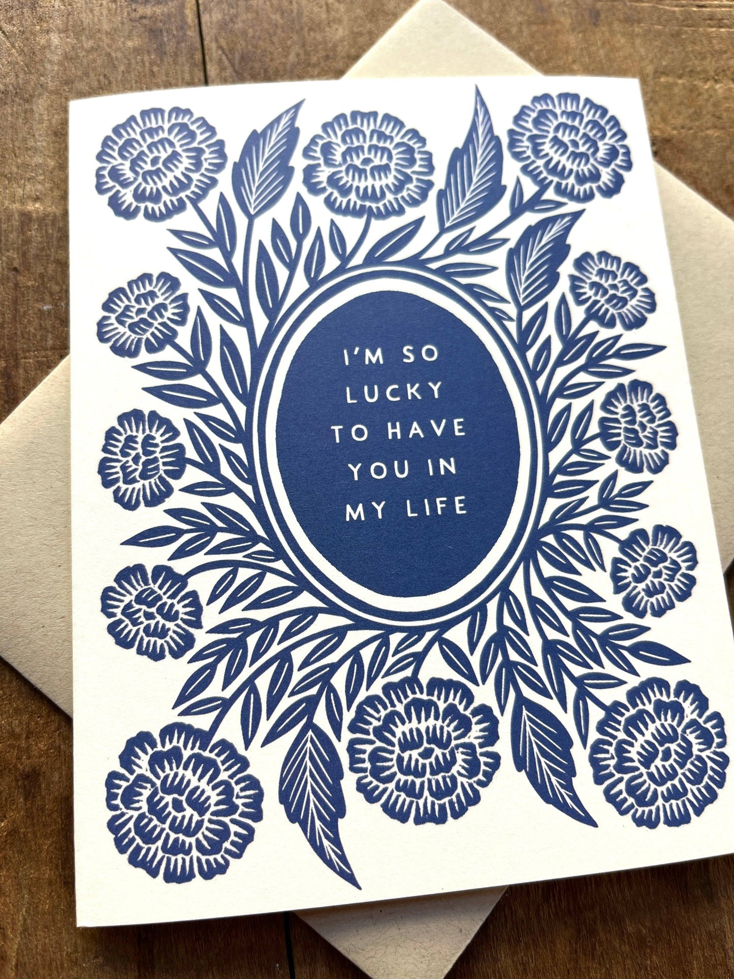 Katharine Watson - "I'm So Lucky to Have You in My Life," Greeting Card