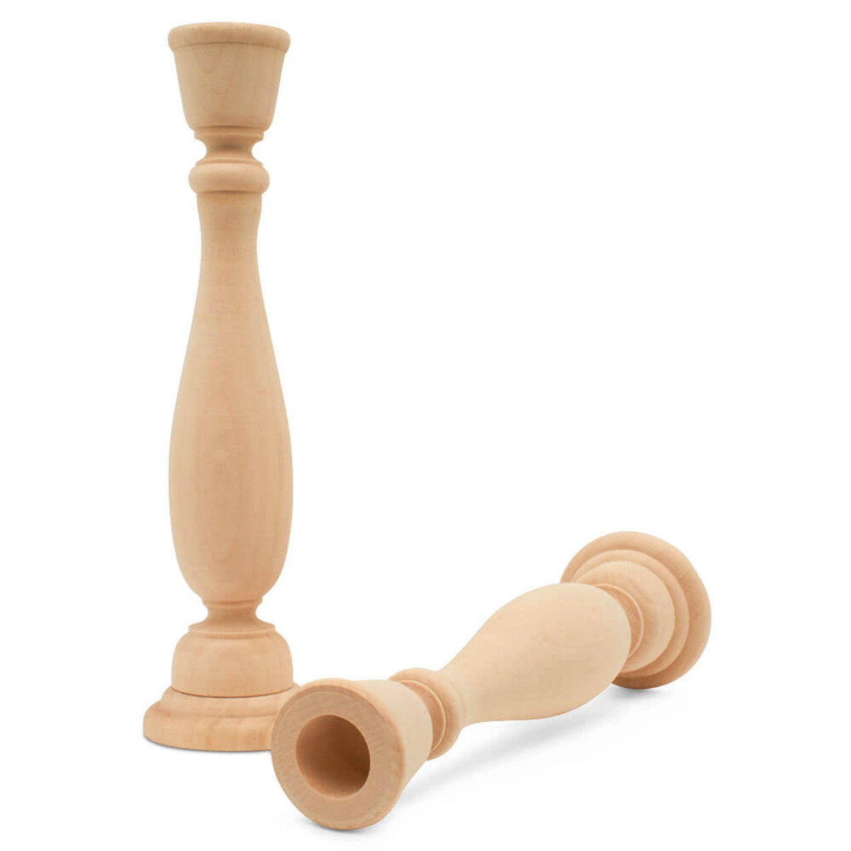Wood Taper Candle Holders