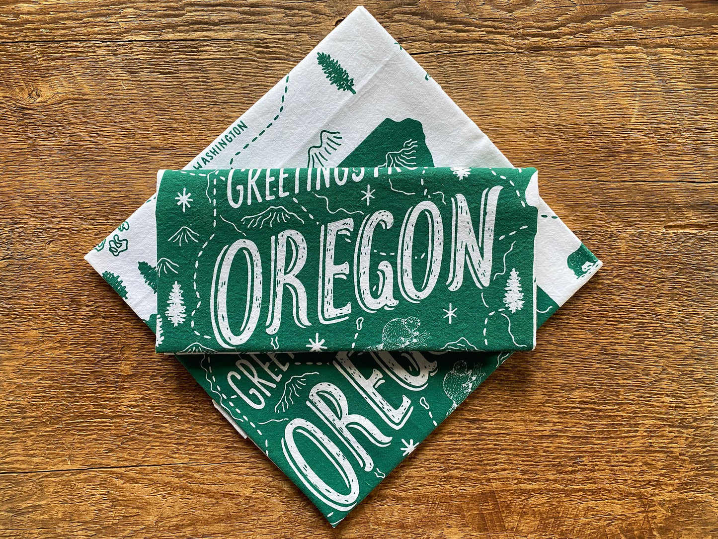 Oregon Tea Towel
