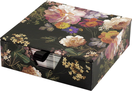 Peter Pauper Press - Midnight Floral Desk Notes (Note Pad)
