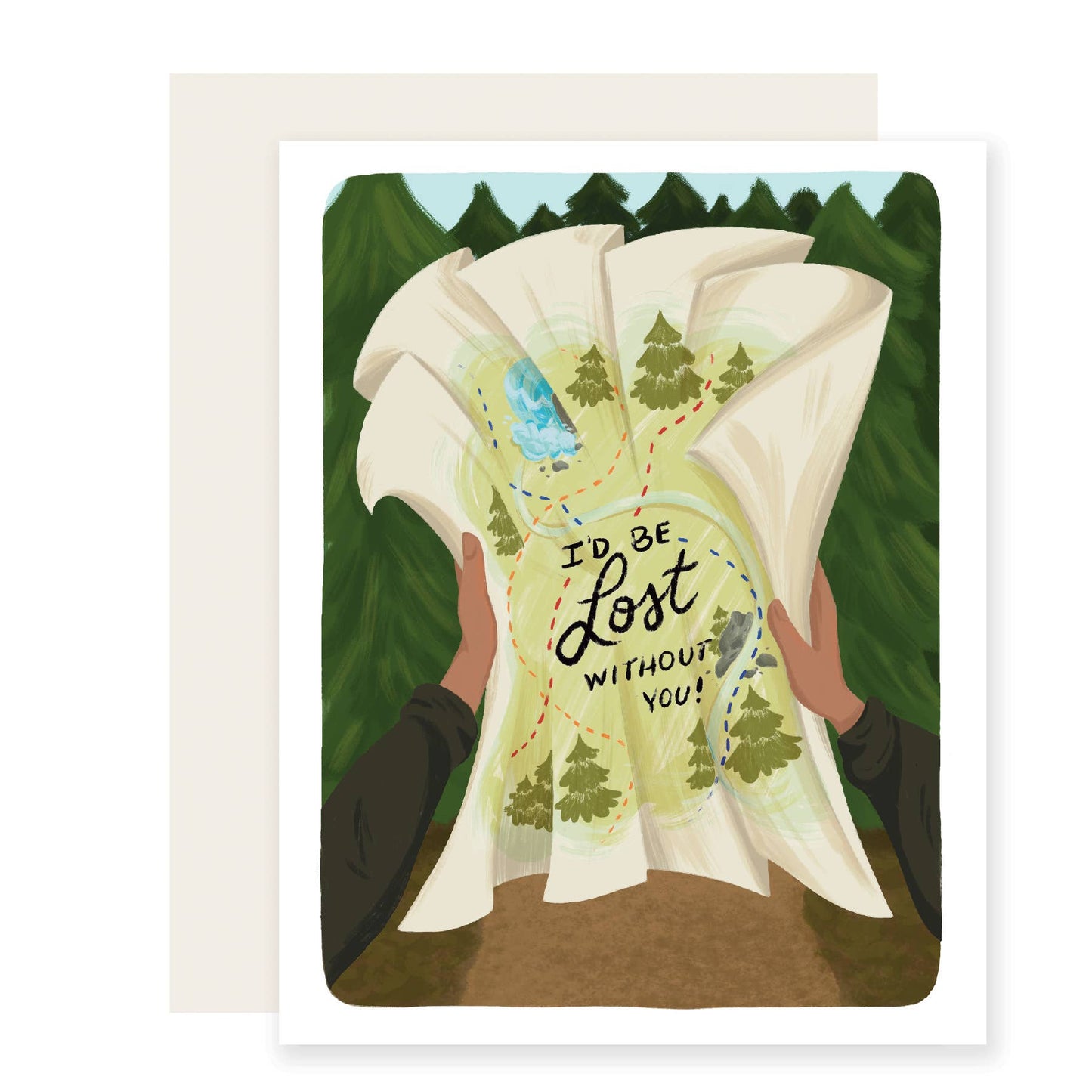 Slightly Stationery - Lost Without You Card | Father's Day Card
