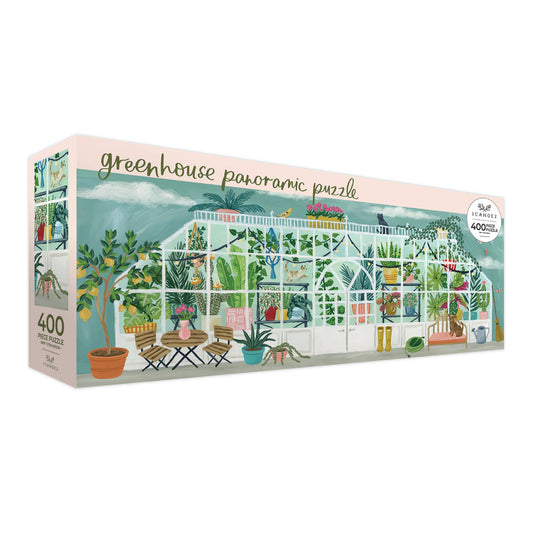 Greenhouse Panoramic - 400 Piece Jigsaw Puzzle