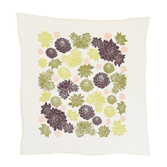 Chicks + Hens Succulent Dish Towel