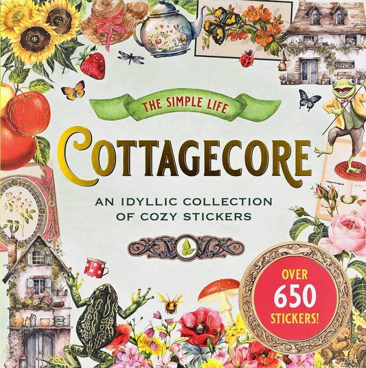 Peter Pauper Press | Cottagecore Sticker Book