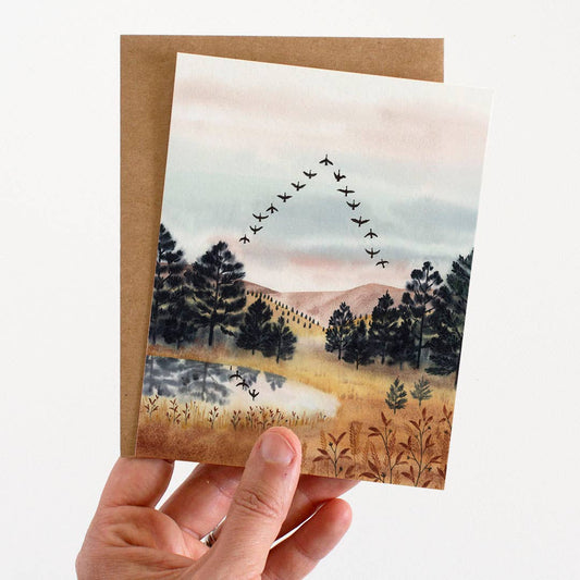 Autumn Flight Greeting Card