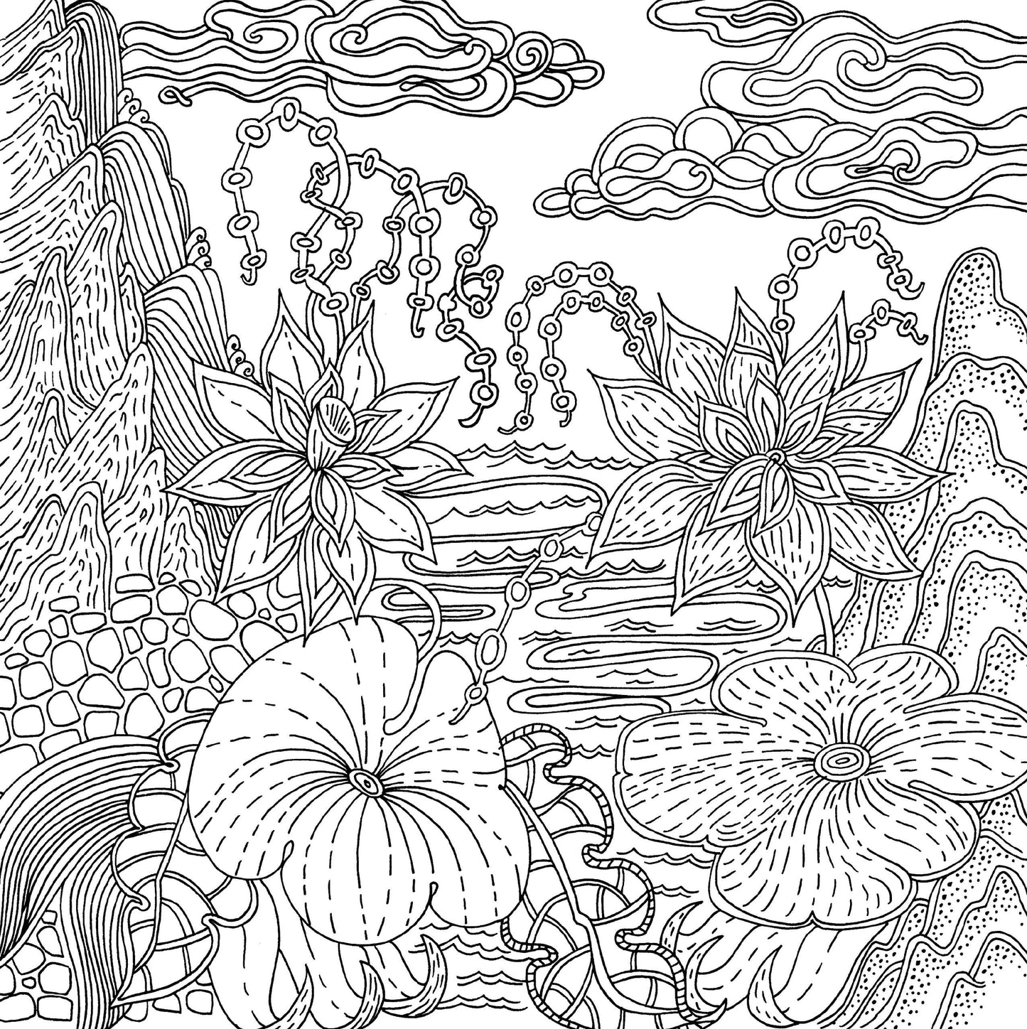 Peter Pauper Press | Serenity Artist's Coloring Book
