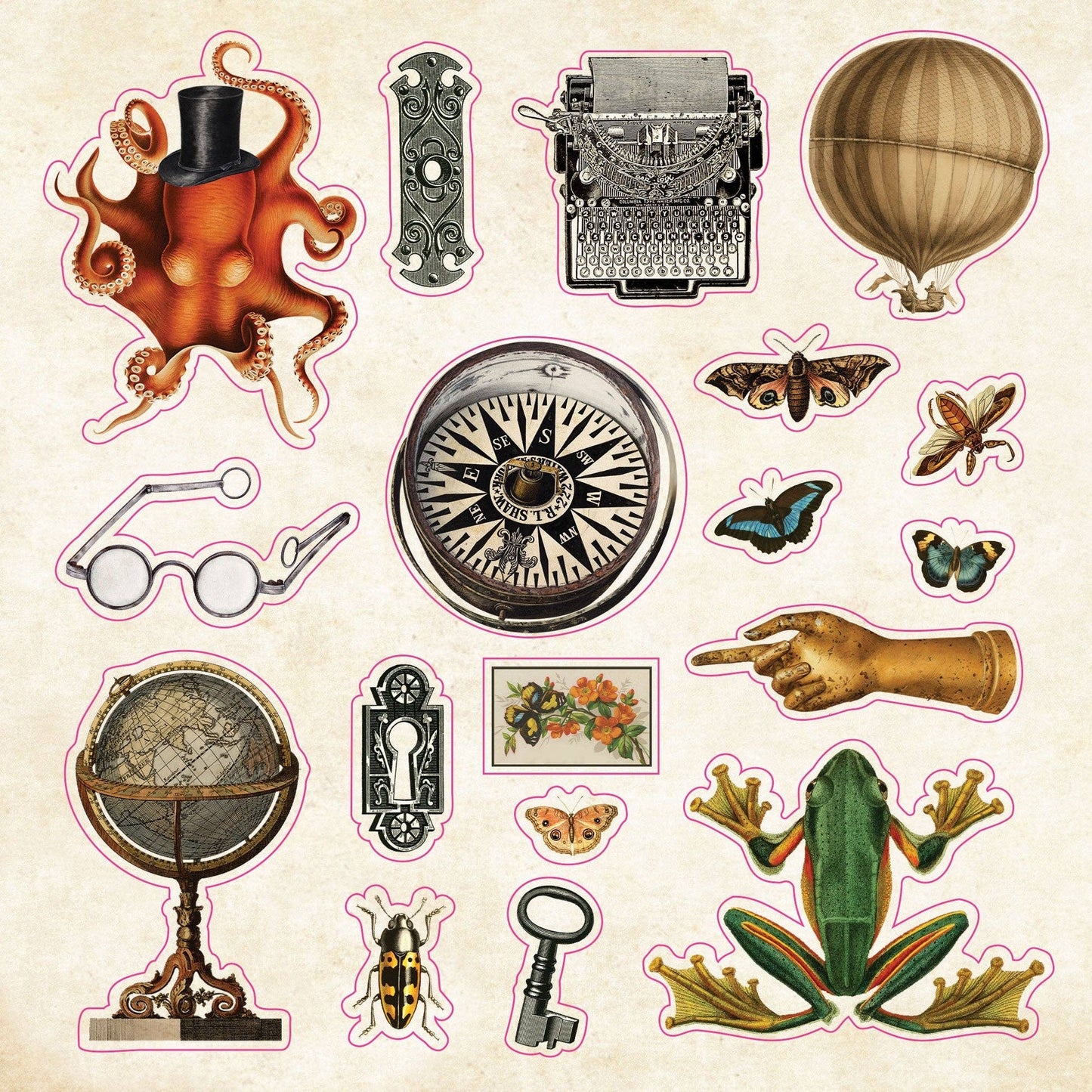 Peter Pauper Press | Curiosities Sticker Book