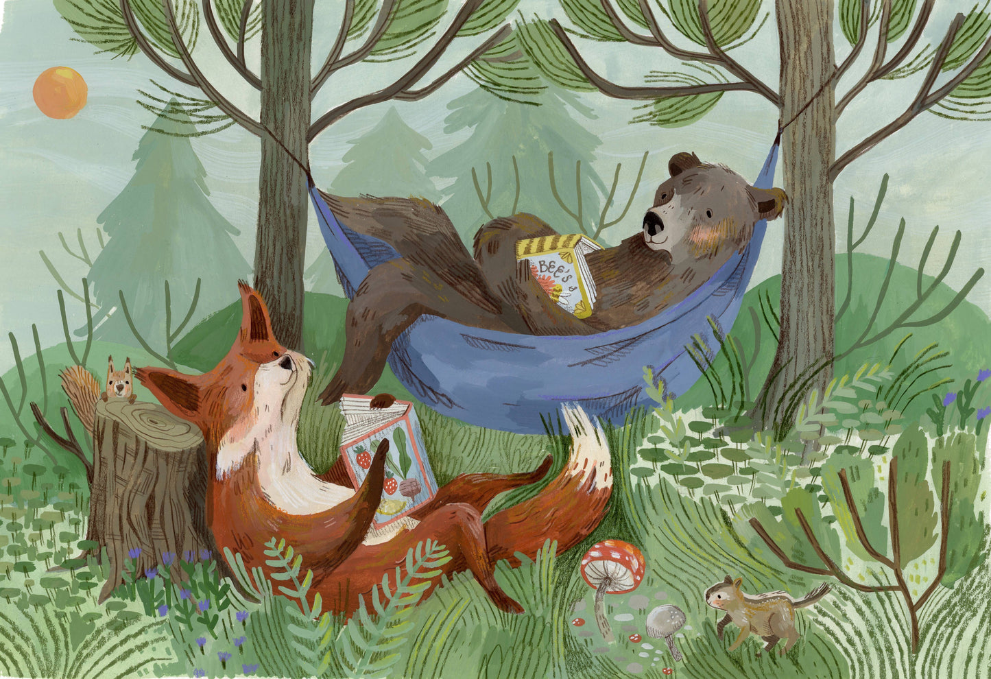 Canyon & Cove Art - Lazy Days Card