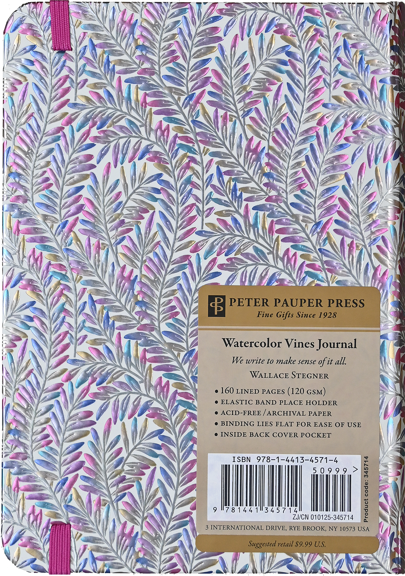 Peter Pauper Press | Watercolor Vines Journal