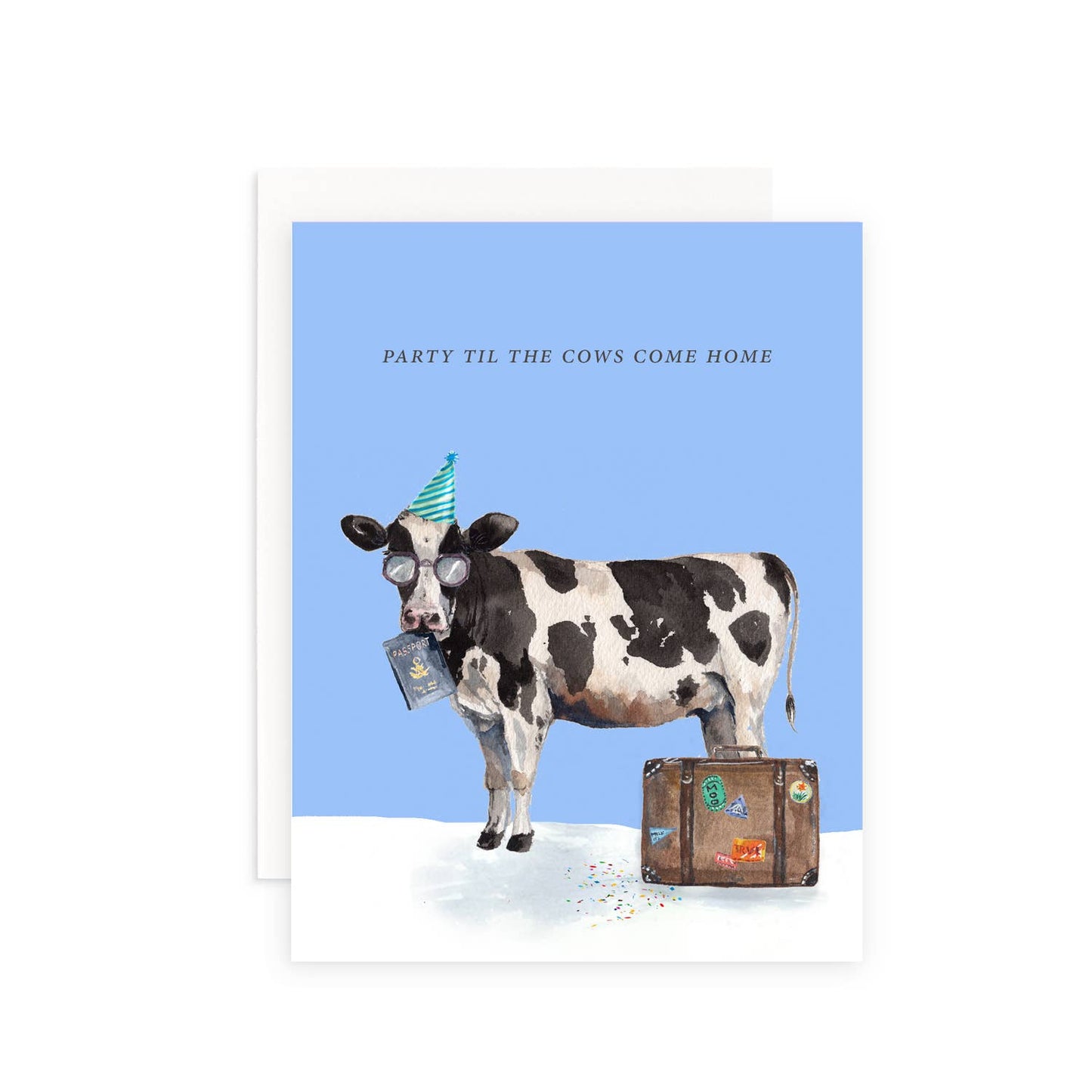 Cami Monet - Party Til the Cows Come Home Greeting Card