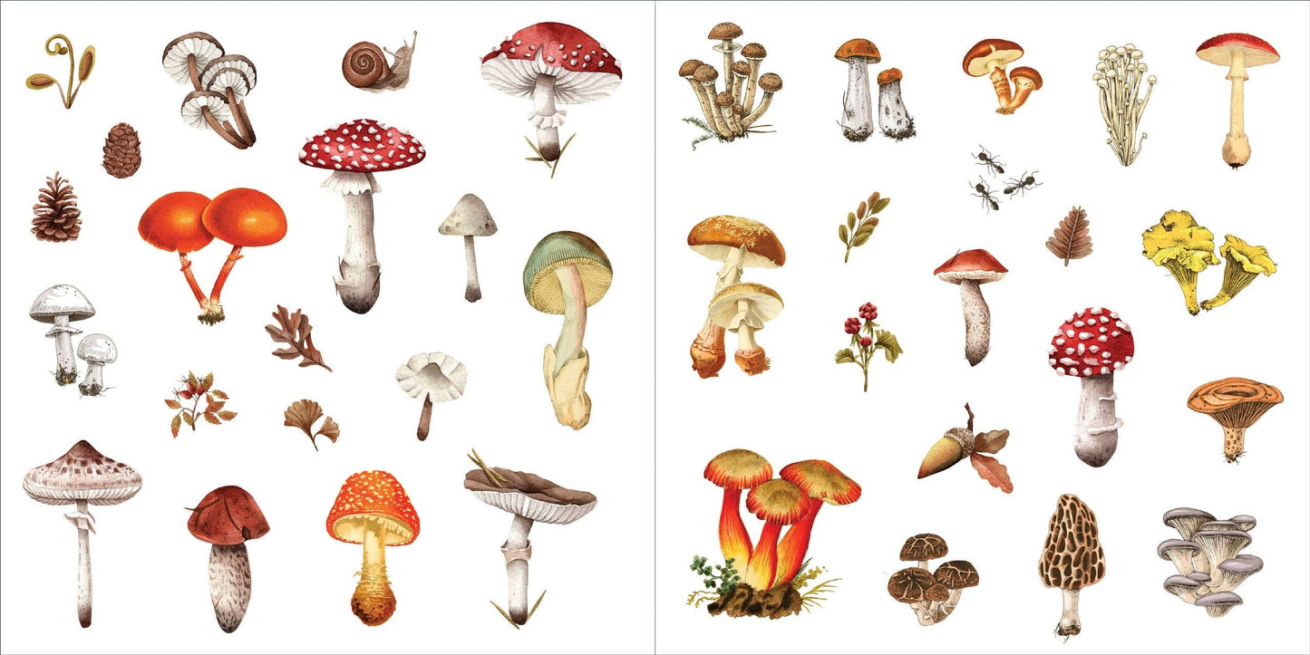 Peter Pauper Press | Bunches of Botanicals Sticker Book (500 stickers)