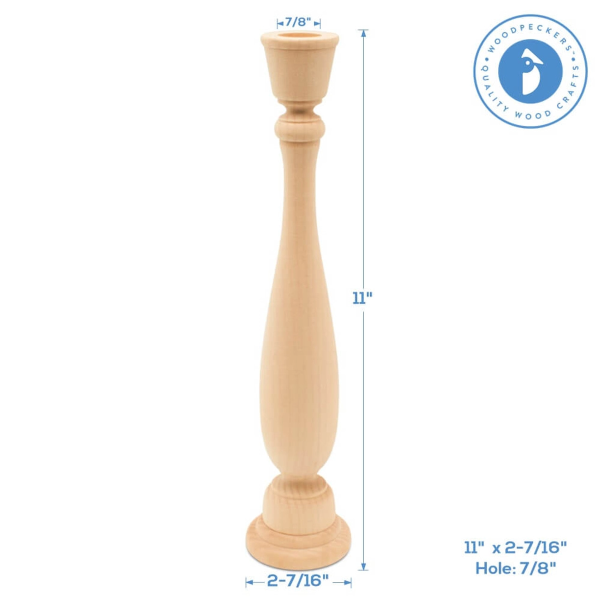 Wood Taper Candle Holders