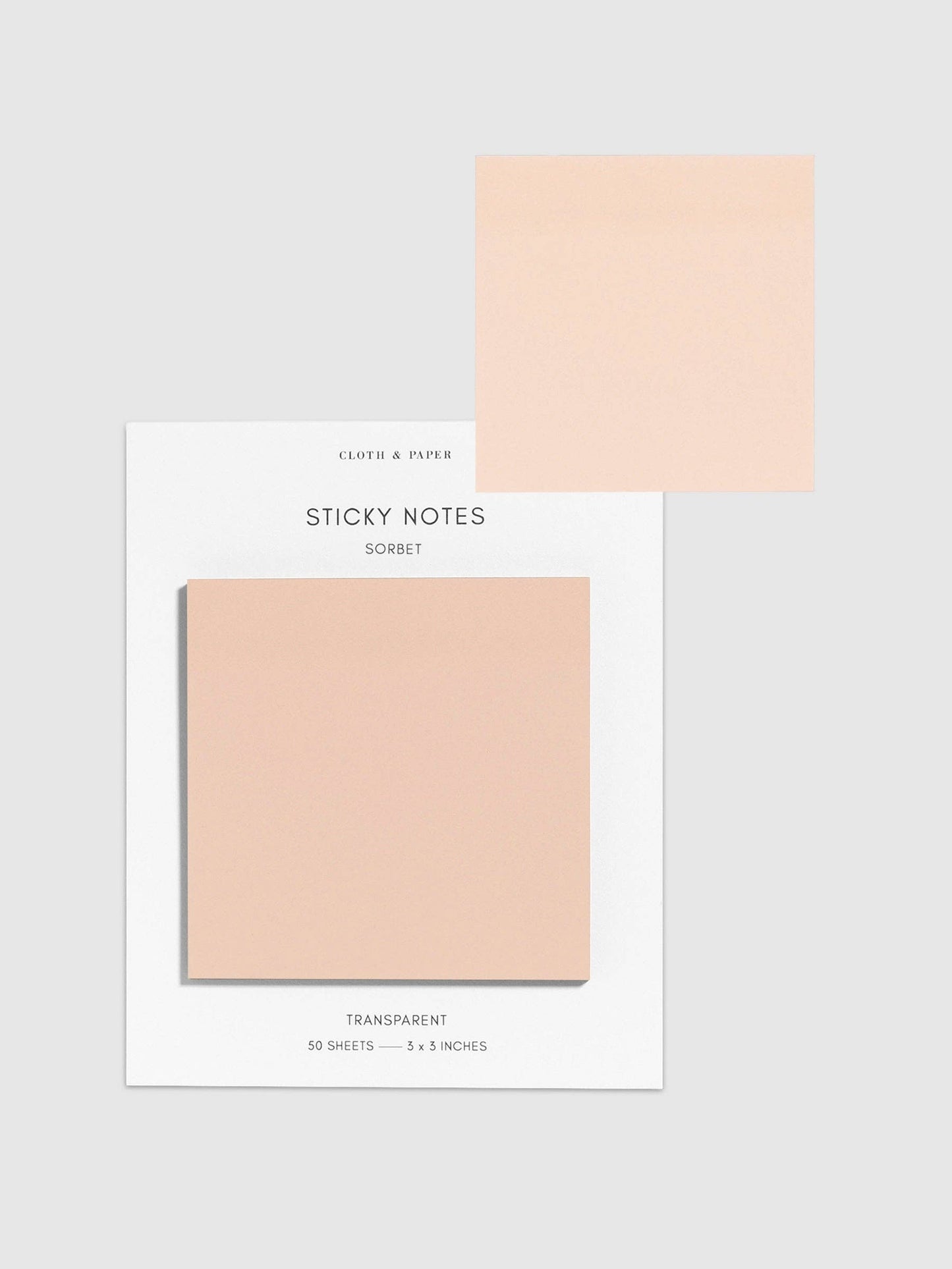 Cloth & Paper | Transparent Sticky Notes