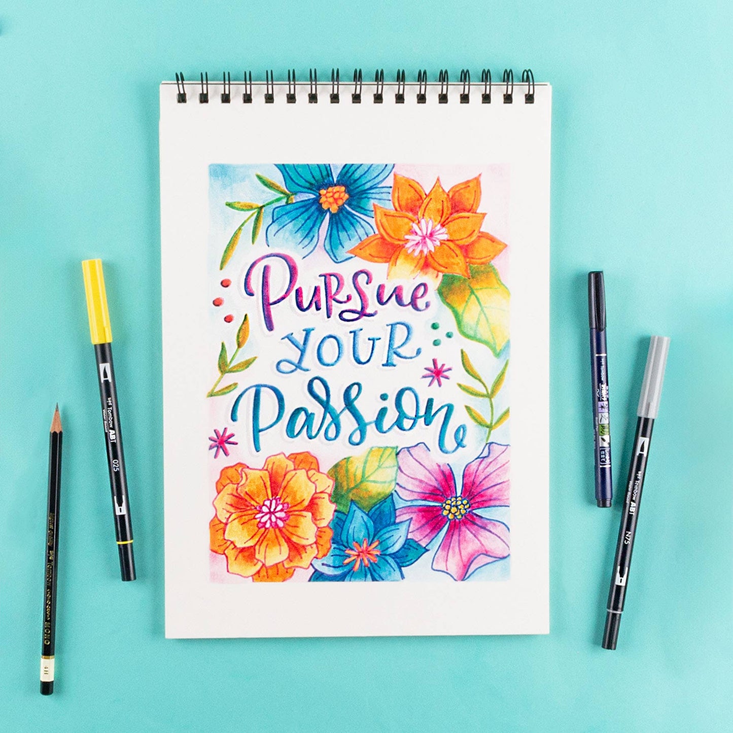 Lettering in Color Set